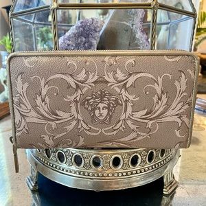 Authentic Versace Barocco Medusa Wallet
